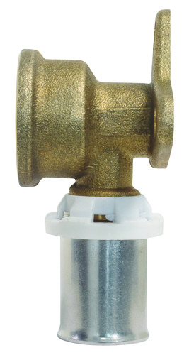 Coude applique multicouche à sertir Ø20 - femelle 3/4'' (20/27)